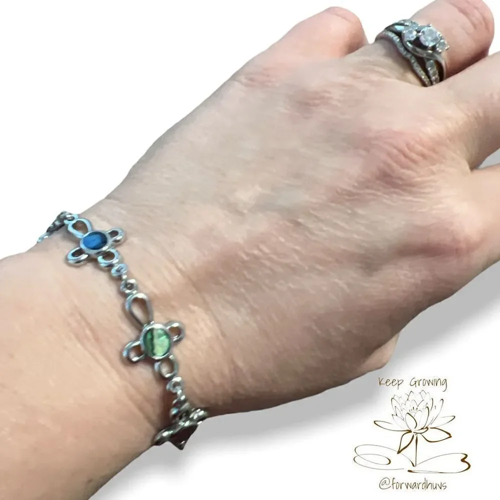 Bundle Sale 3 for $15 | Decorative Silver Tone Clasp Cross Bracelet